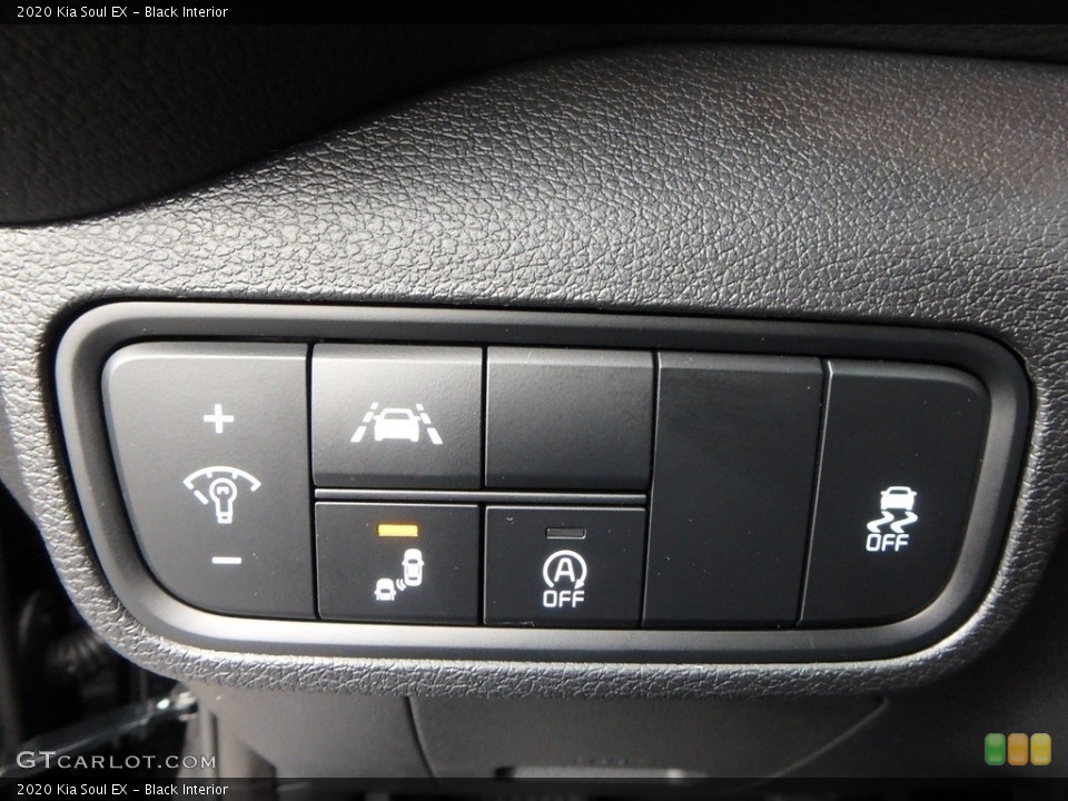 Black Interior Controls for the 2020 Kia Soul EX #134914807