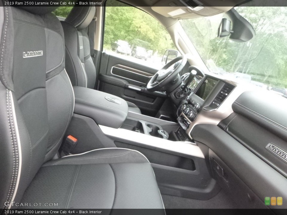 Black Interior Front Seat for the 2019 Ram 2500 Laramie Crew Cab 4x4 #134915470