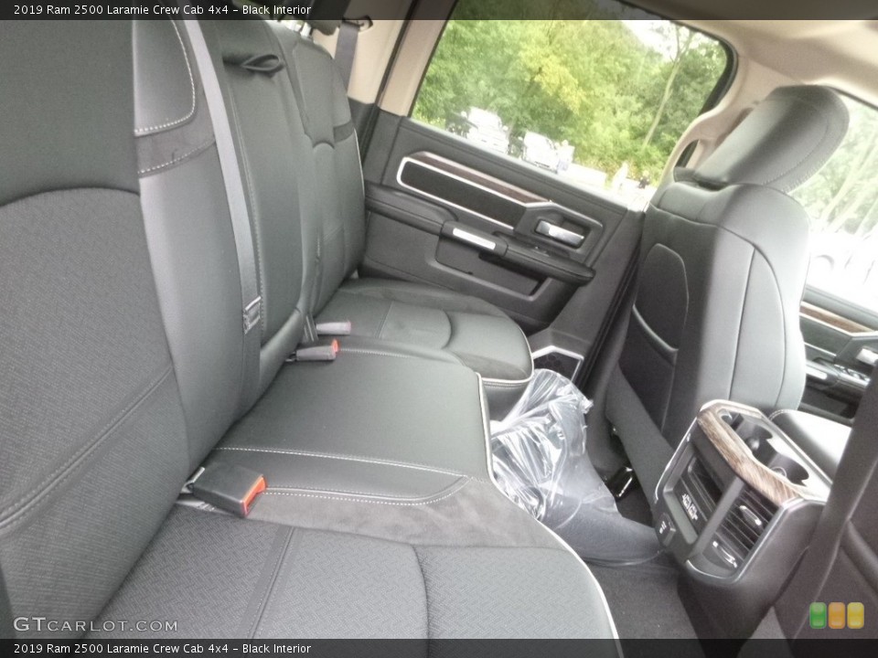 Black Interior Rear Seat for the 2019 Ram 2500 Laramie Crew Cab 4x4 #134915587