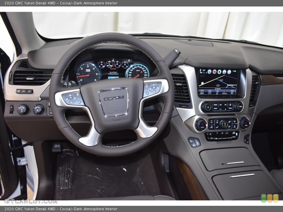 Cocoa/­Dark Atmosphere Interior Dashboard for the 2020 GMC Yukon Denali 4WD #134916500