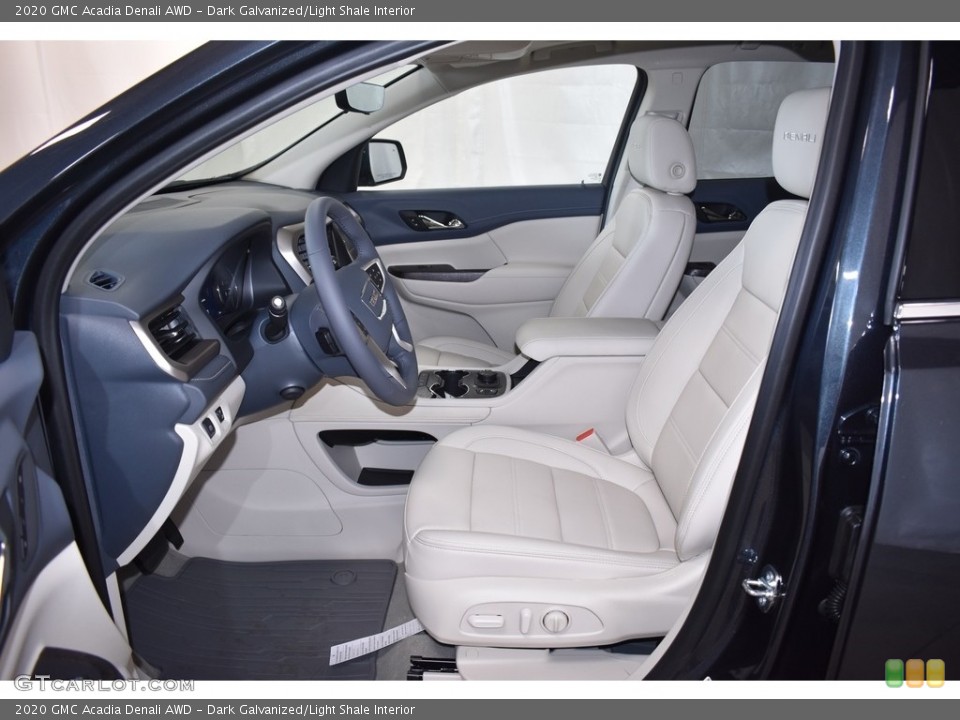 Dark Galvanized/Light Shale Interior Front Seat for the 2020 GMC Acadia Denali AWD #134916971
