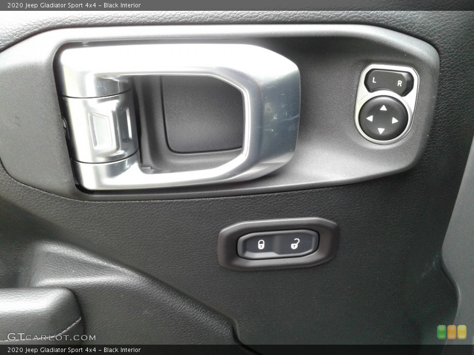 Black Interior Door Panel for the 2020 Jeep Gladiator Sport 4x4 #134917132