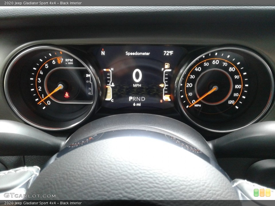 Black Interior Gauges for the 2020 Jeep Gladiator Sport 4x4 #134917291