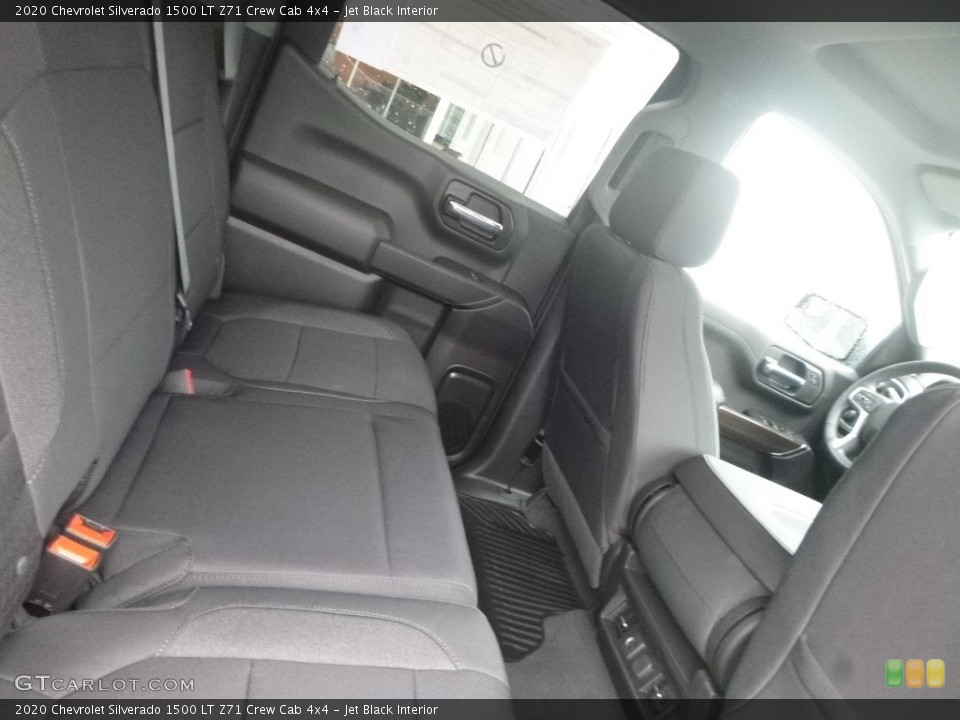 Jet Black Interior Rear Seat for the 2020 Chevrolet Silverado 1500 LT Z71 Crew Cab 4x4 #134917318
