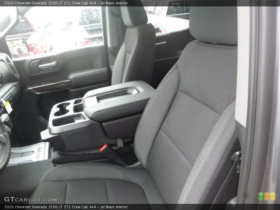 Jet Black Interior Front Seat for the 2020 Chevrolet Silverado 1500 LT Z71 Crew Cab 4x4 #134917396