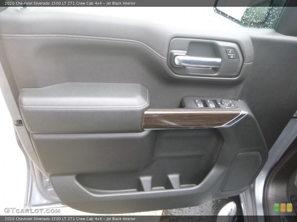 Jet Black Interior Door Panel for the 2020 Chevrolet Silverado 1500 LT Z71 Crew Cab 4x4 #134917414