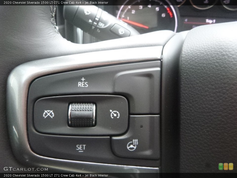 Jet Black Interior Steering Wheel for the 2020 Chevrolet Silverado 1500 LT Z71 Crew Cab 4x4 #134917531