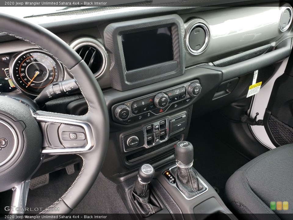Black Interior Controls for the 2020 Jeep Wrangler Unlimited Sahara 4x4 #134919402