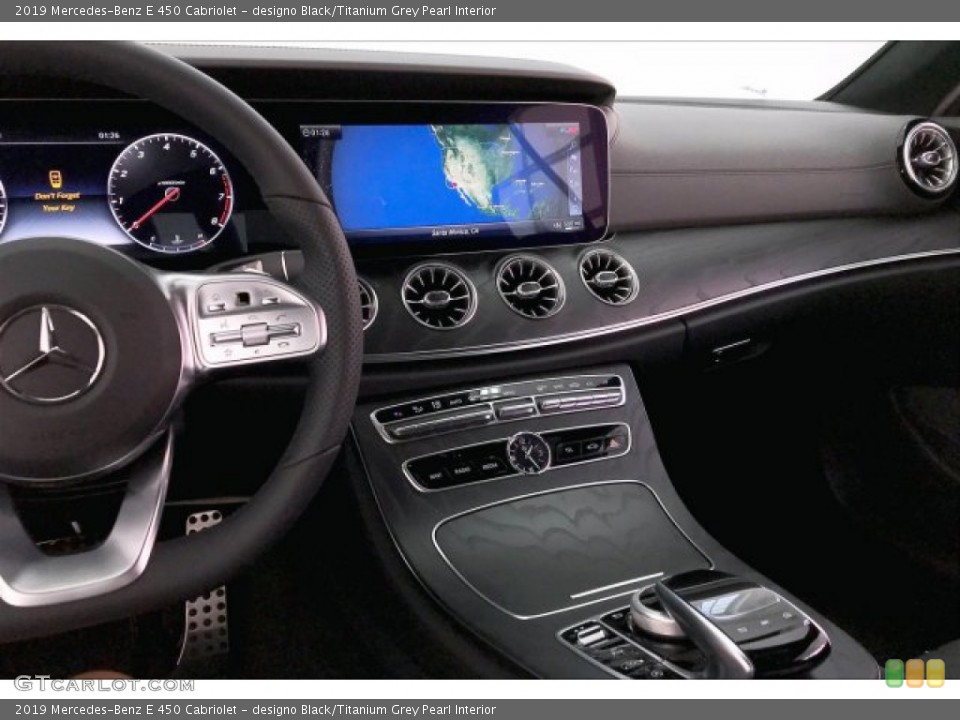 designo Black/Titanium Grey Pearl Interior Dashboard for the 2019 Mercedes-Benz E 450 Cabriolet #134920855