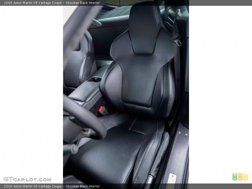 Obsidian Black Interior Front Seat for the 2006 Aston Martin V8 Vantage Coupe #134920930