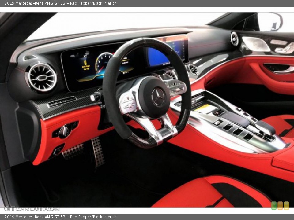Red Pepper/Black Interior Dashboard for the 2019 Mercedes-Benz AMG GT 53 #134921143
