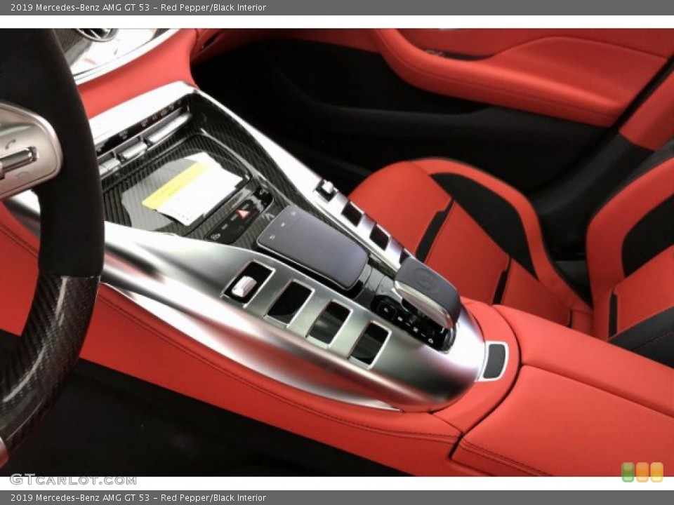 Red Pepper/Black Interior Transmission for the 2019 Mercedes-Benz AMG GT 53 #134921203