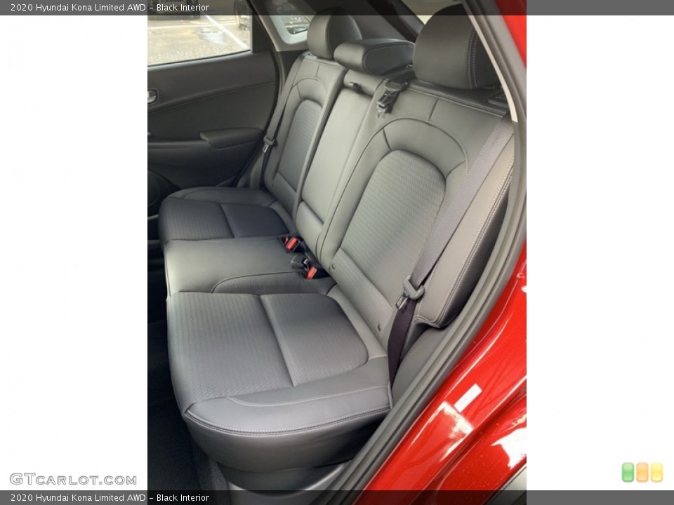 Black Interior Rear Seat for the 2020 Hyundai Kona Limited AWD #134933275