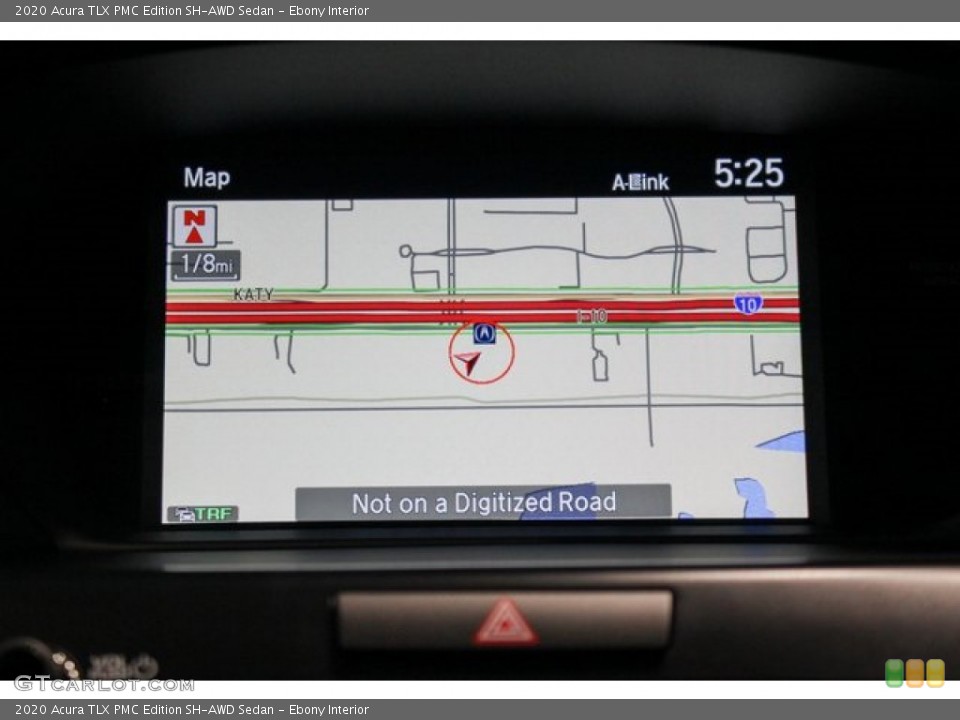 Ebony Interior Navigation for the 2020 Acura TLX PMC Edition SH-AWD Sedan #134935882
