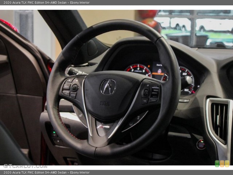Ebony Interior Steering Wheel for the 2020 Acura TLX PMC Edition SH-AWD Sedan #134935963