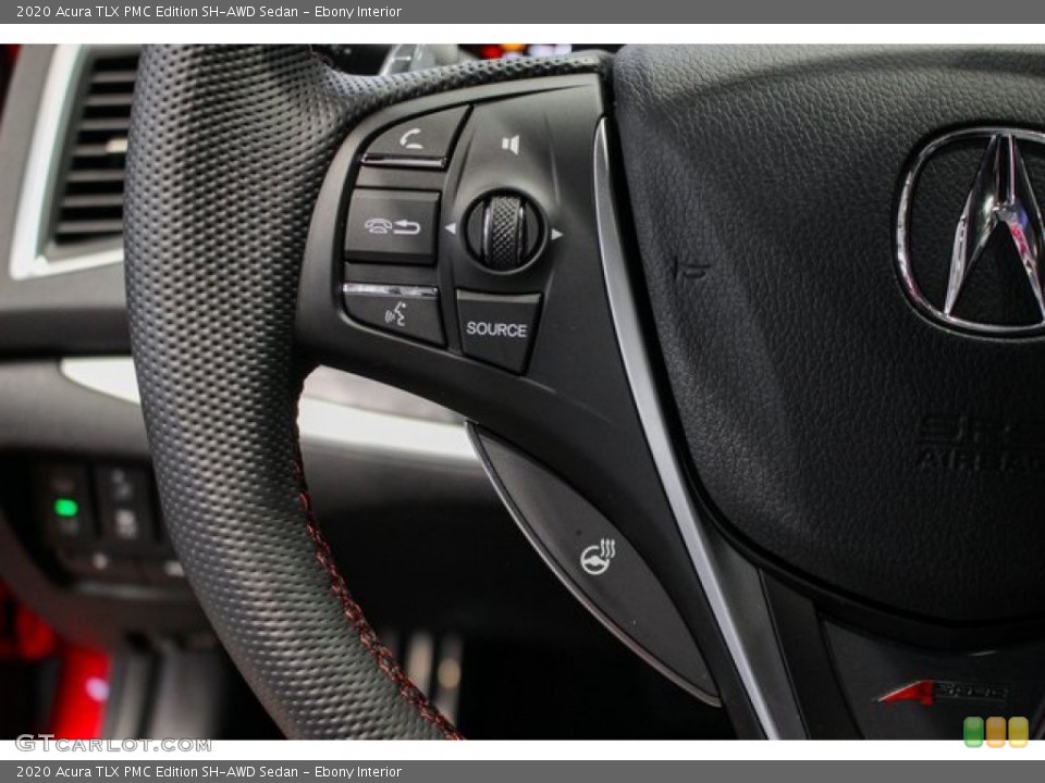 Ebony Interior Steering Wheel for the 2020 Acura TLX PMC Edition SH-AWD Sedan #134935990