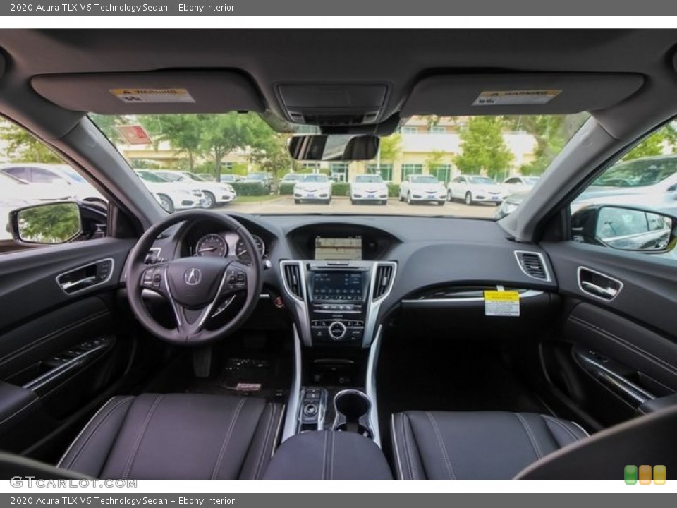 Ebony Interior Dashboard for the 2020 Acura TLX V6 Technology Sedan #134937238