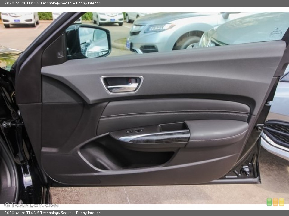 Ebony Interior Door Panel for the 2020 Acura TLX V6 Technology Sedan #134937601