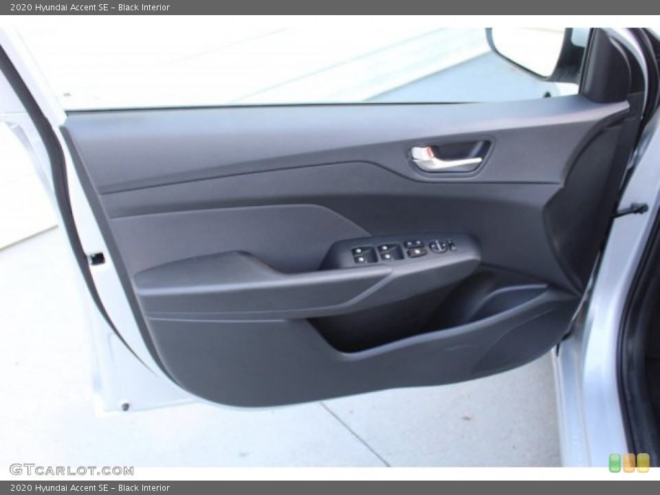 Black Interior Door Panel for the 2020 Hyundai Accent SE #134940529