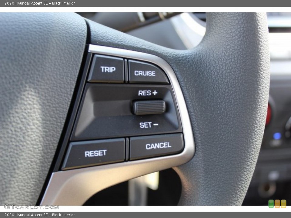 Black Interior Steering Wheel for the 2020 Hyundai Accent SE #134940565