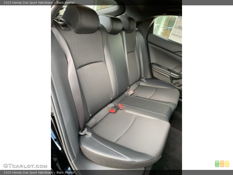 Black Interior Rear Seat for the 2020 Honda Civic Sport Hatchback #134941381