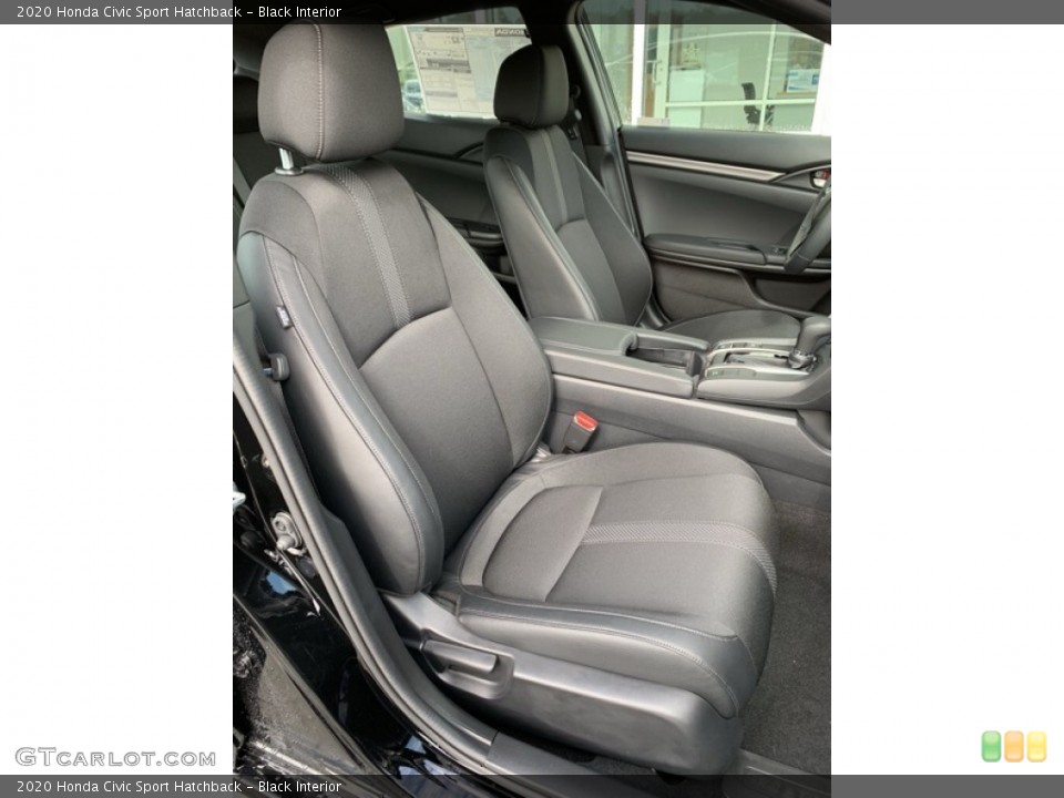 Black Interior Front Seat for the 2020 Honda Civic Sport Hatchback #134941414