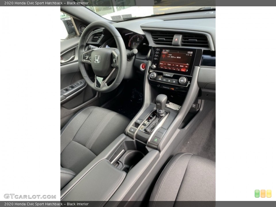 Black Interior Dashboard for the 2020 Honda Civic Sport Hatchback #134941429