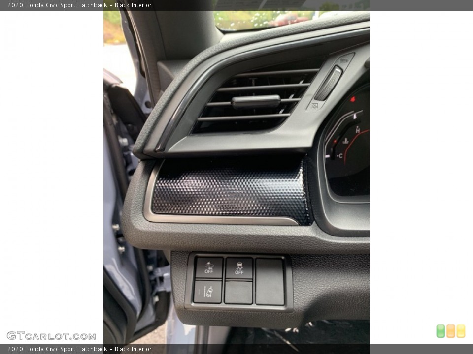 Black Interior Controls for the 2020 Honda Civic Sport Hatchback #134941825