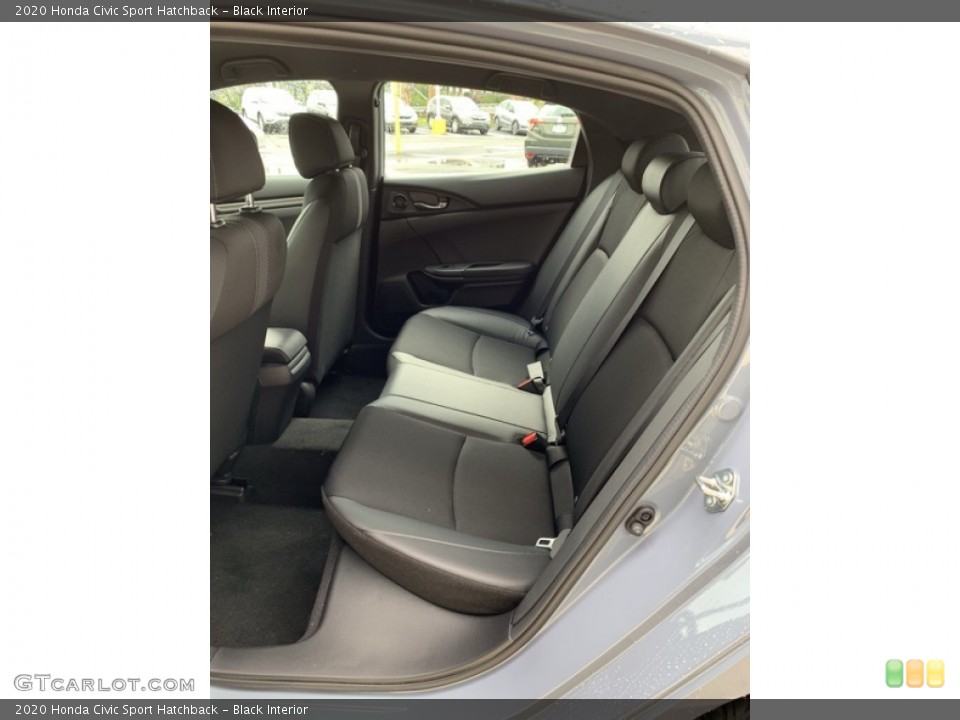 Black Interior Rear Seat for the 2020 Honda Civic Sport Hatchback #134941948