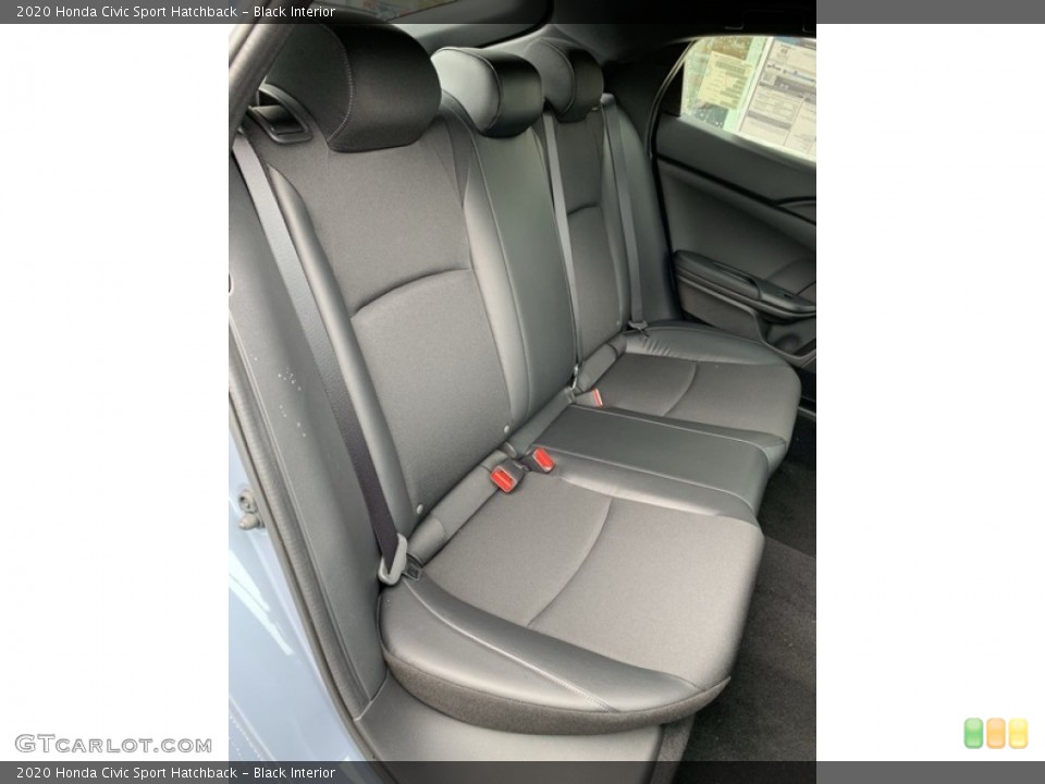 Black Interior Rear Seat for the 2020 Honda Civic Sport Hatchback #134942023