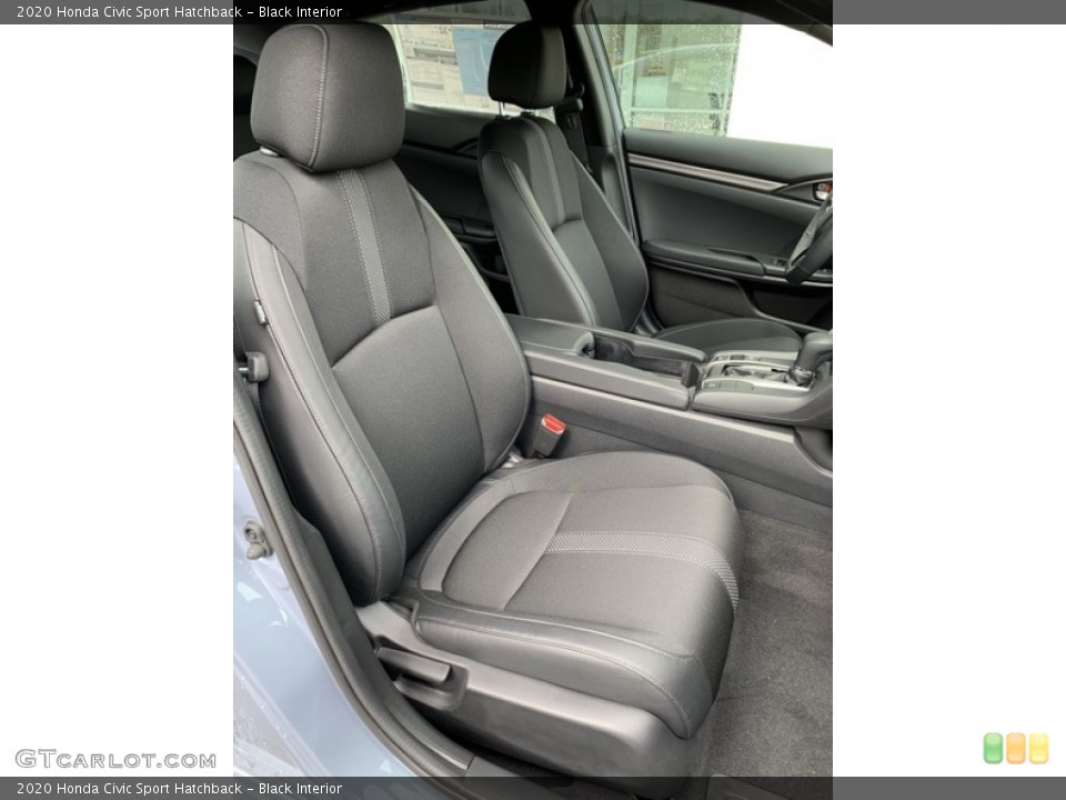 Black Interior Front Seat for the 2020 Honda Civic Sport Hatchback #134942068