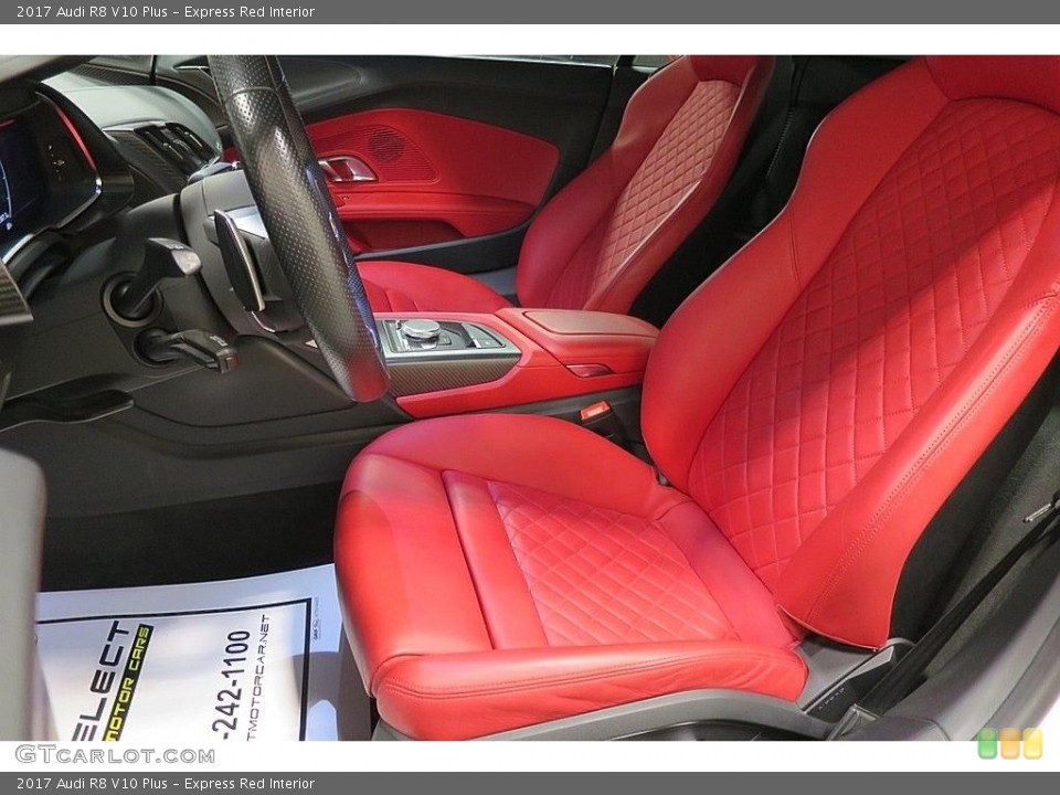 Express Red Interior Front Seat for the 2017 Audi R8 V10 Plus #134942620