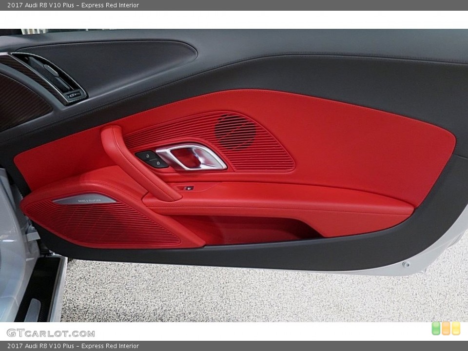 Express Red Interior Door Panel for the 2017 Audi R8 V10 Plus #134942686