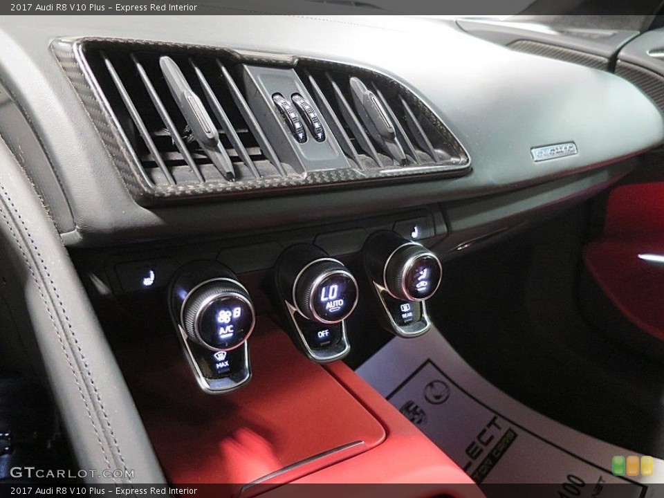 Express Red Interior Controls for the 2017 Audi R8 V10 Plus #134942815