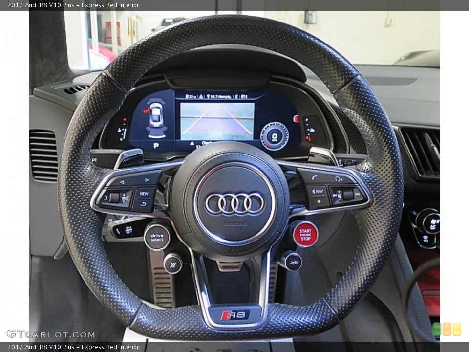 Express Red Interior Steering Wheel for the 2017 Audi R8 V10 Plus #134942914