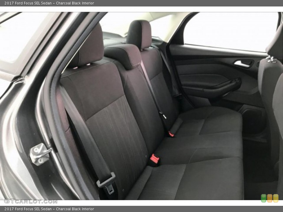 Charcoal Black Interior Rear Seat for the 2017 Ford Focus SEL Sedan #134953703