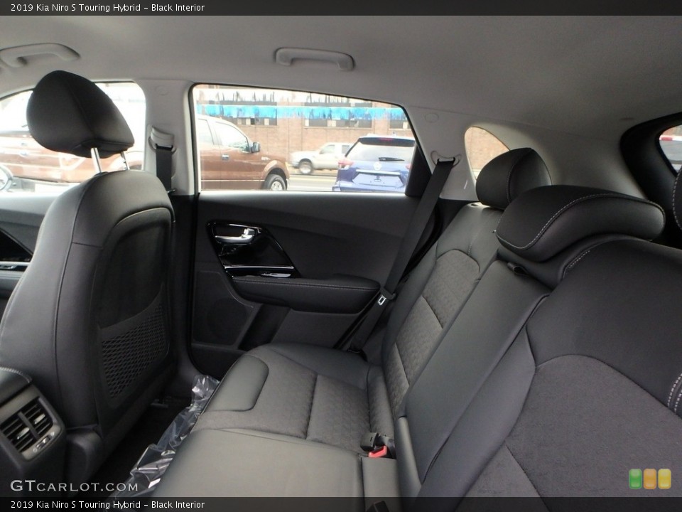 Black Interior Rear Seat for the 2019 Kia Niro S Touring Hybrid #134981814