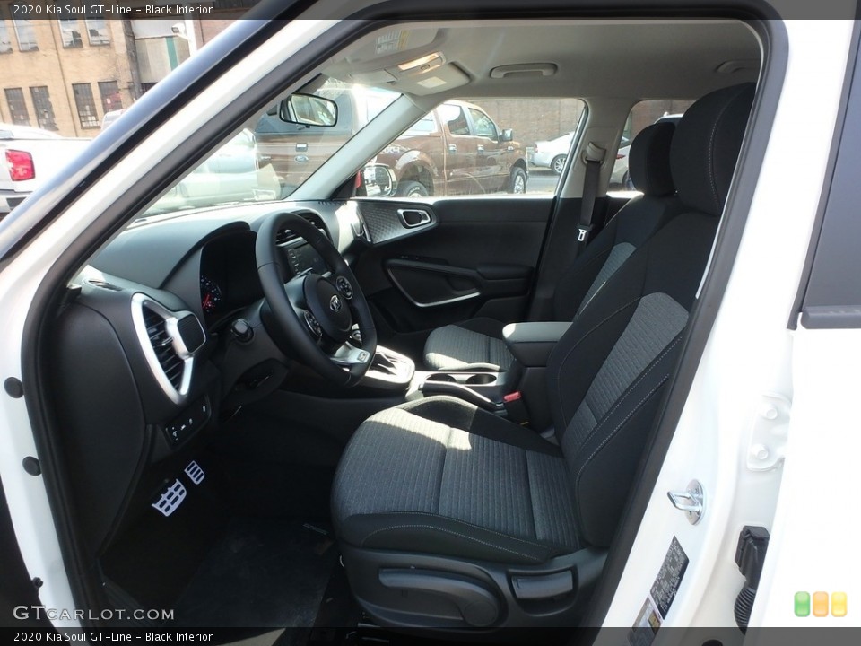 Black Interior Front Seat for the 2020 Kia Soul GT-Line #134983412
