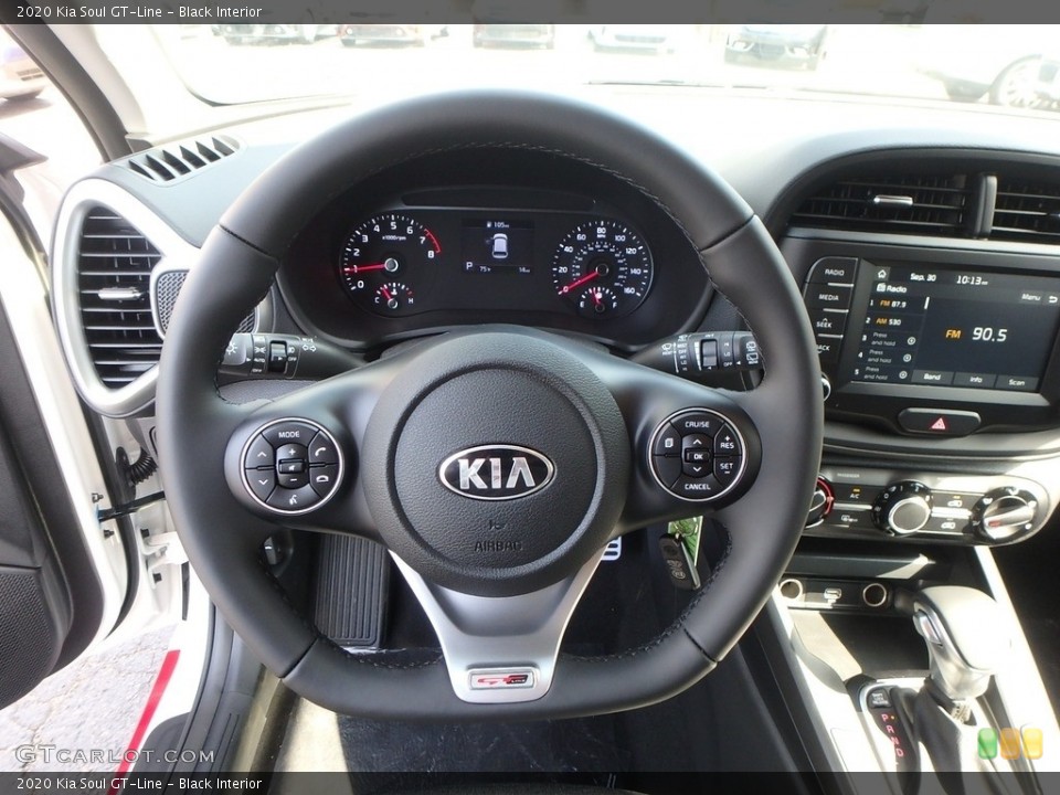 Black Interior Steering Wheel for the 2020 Kia Soul GT-Line #134983553