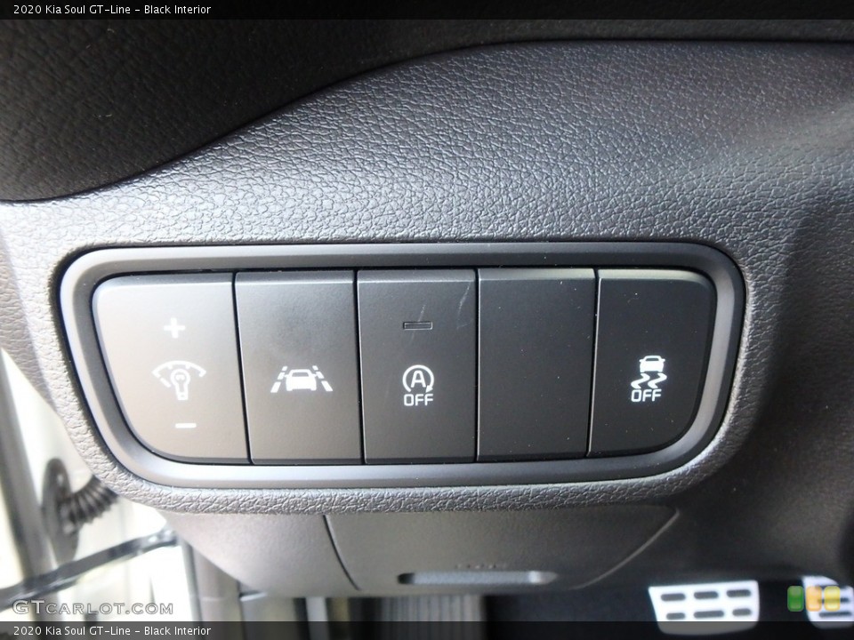 Black Interior Controls for the 2020 Kia Soul GT-Line #134983589