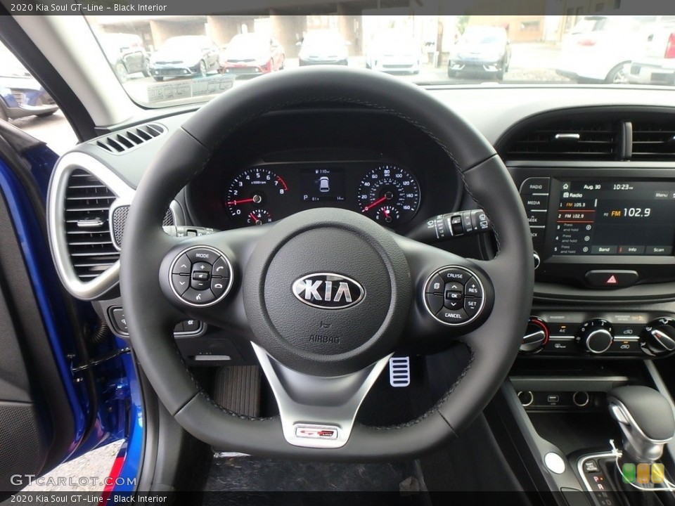 Black Interior Steering Wheel for the 2020 Kia Soul GT-Line #134984285