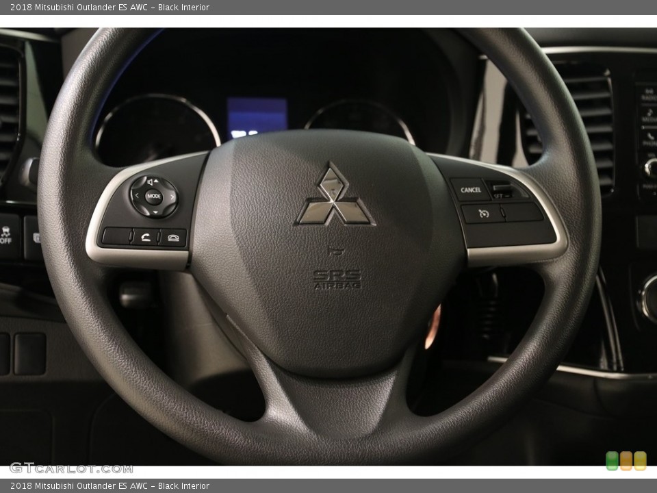 Black Interior Steering Wheel for the 2018 Mitsubishi Outlander ES AWC #134986751