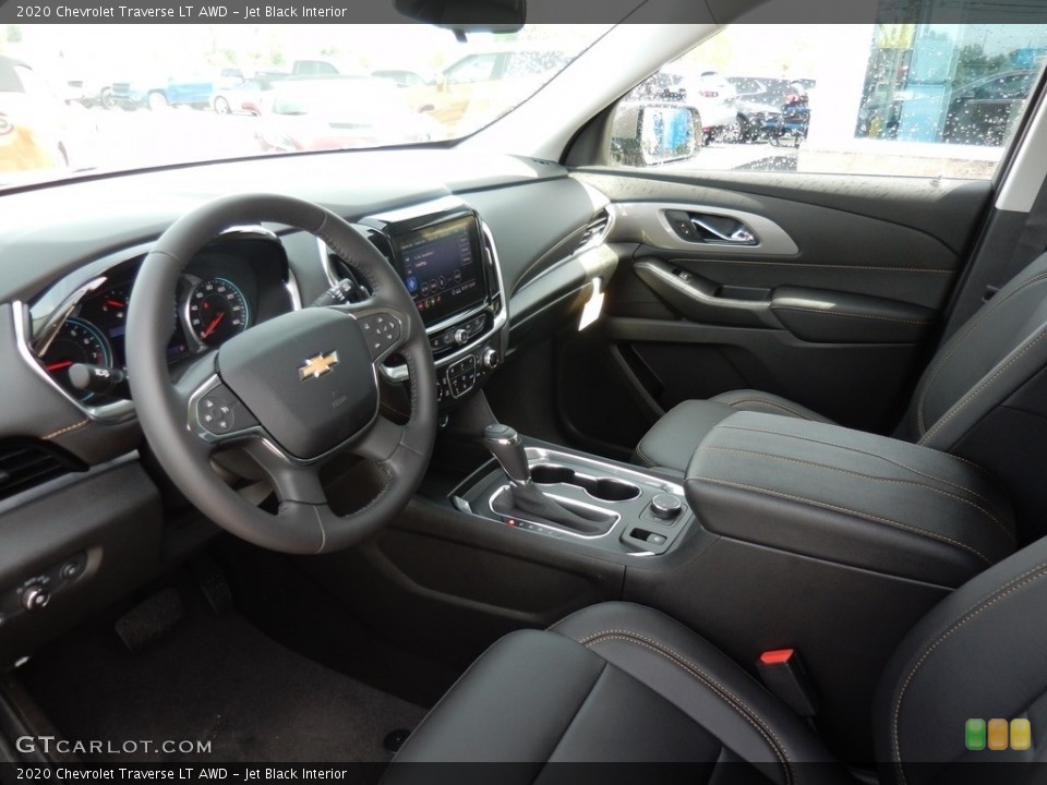 Jet Black Interior Photo for the 2020 Chevrolet Traverse LT AWD #134991722