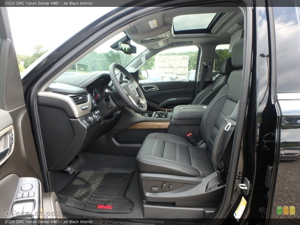 Jet Black Interior Front Seat for the 2020 GMC Yukon Denali 4WD #134993525