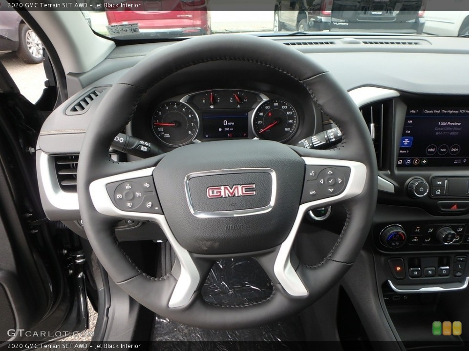 Jet Black Interior Steering Wheel for the 2020 GMC Terrain SLT AWD #134993972