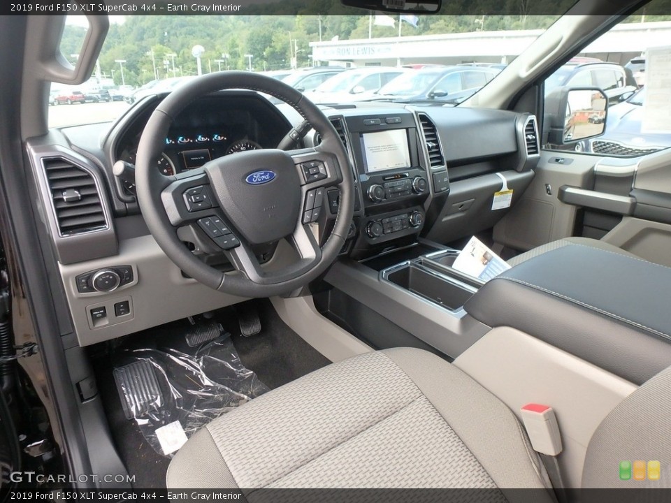 Earth Gray Interior Front Seat for the 2019 Ford F150 XLT SuperCab 4x4 #134995571