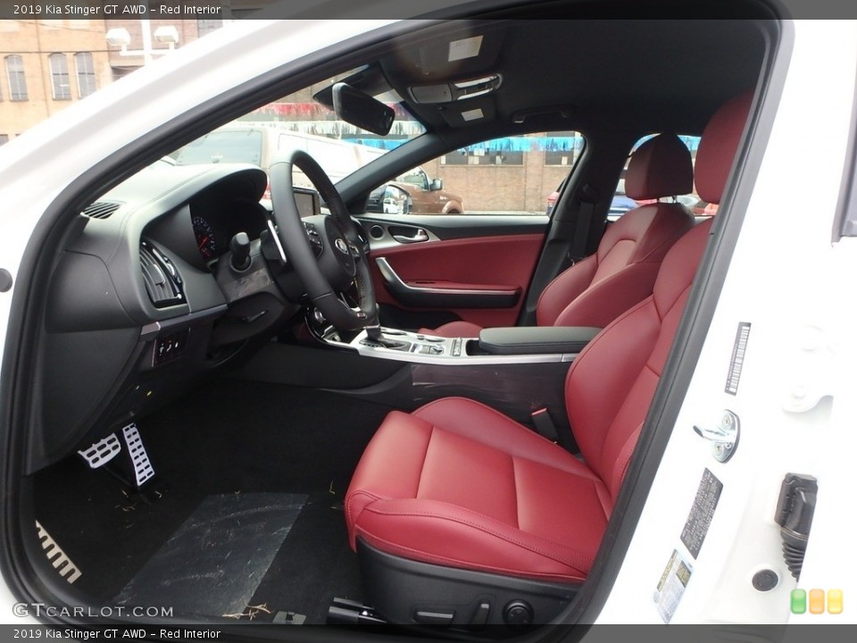 Red Interior Photo for the 2019 Kia Stinger GT AWD #134995790