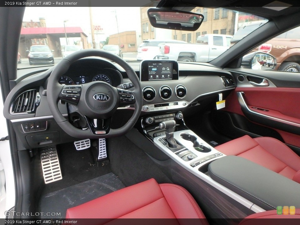 Red Interior Photo for the 2019 Kia Stinger GT AWD #134995814