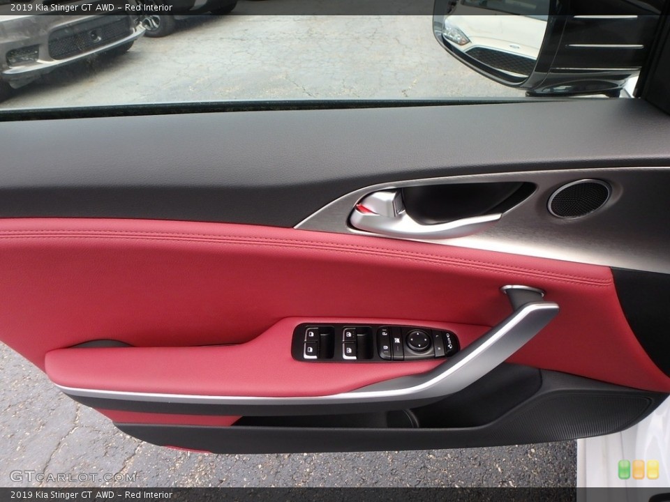 Red Interior Door Panel for the 2019 Kia Stinger GT AWD #134995823
