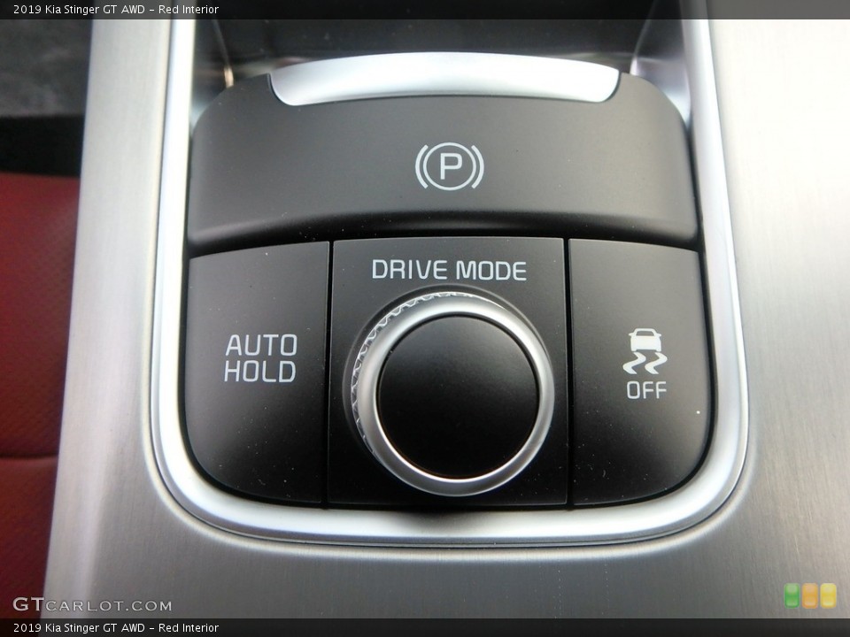 Red Interior Controls for the 2019 Kia Stinger GT AWD #134995853